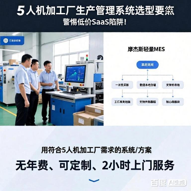 5人机加工厂上系统，如何避免“低价陷阱”和数据风险？