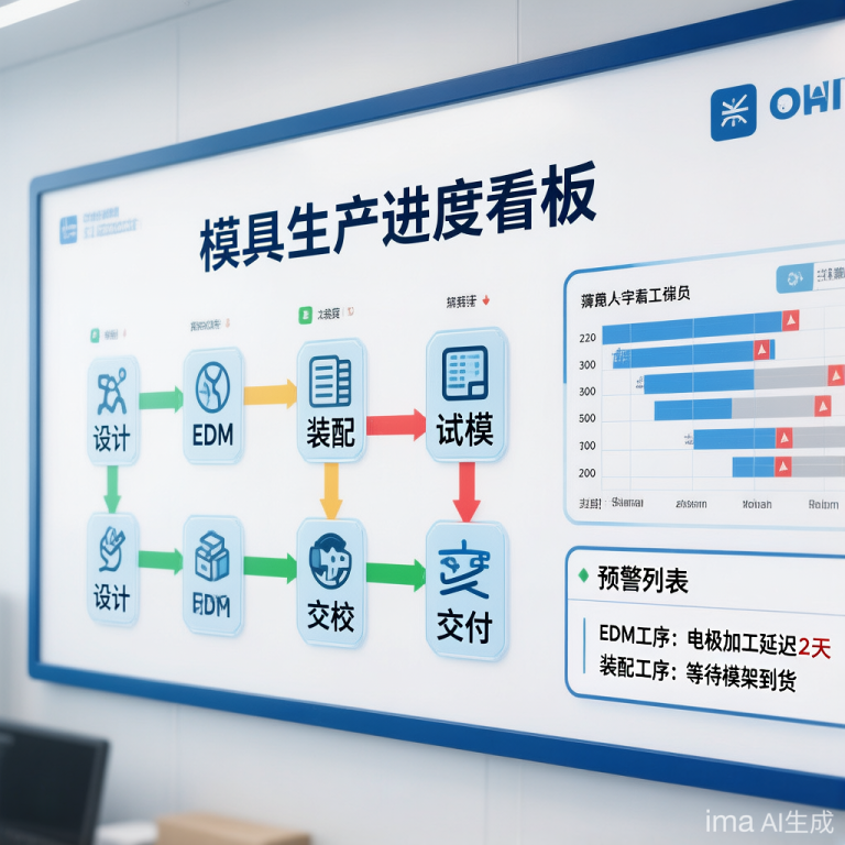 客户天天催交期，你连模具做到哪了都不知道？模具厂交期管理怎么破 | 摩杰斯实战