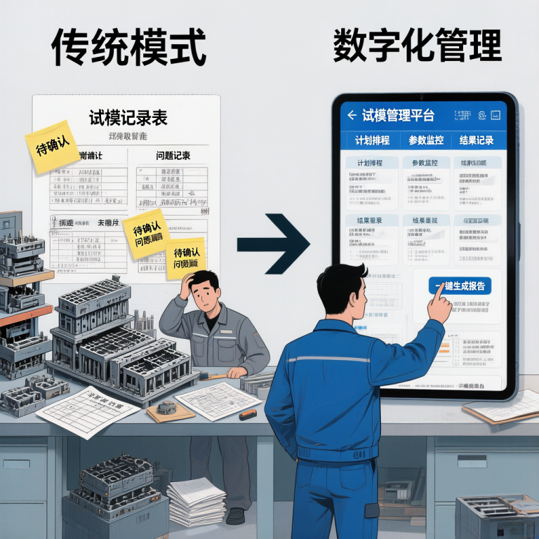 试模试了8次还没搞定？每次试模问题都差不多？怎么才能越试越顺利 | 摩杰斯试模管理