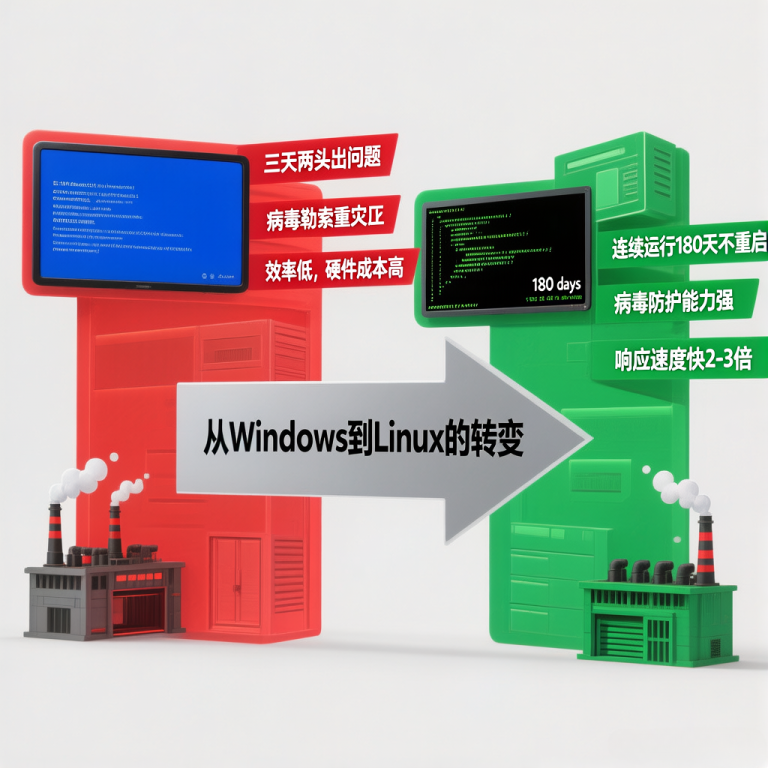 服务器蓝屏，全厂报工停了一上午？为什么模具厂的生产系统一定要用Linux？ | 摩杰斯技术架构解析 