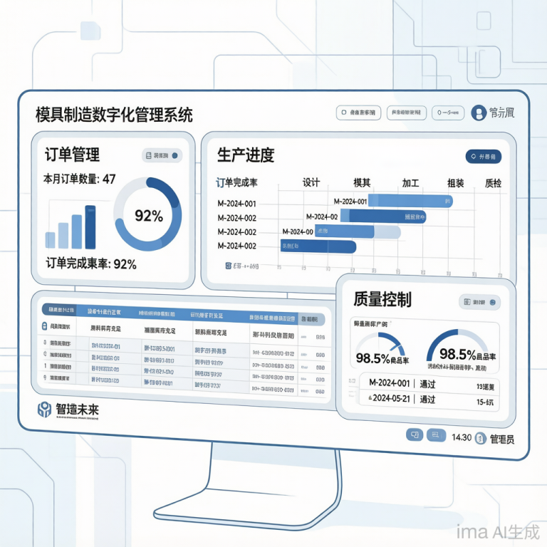 摩杰斯生产管理系统：模具与机加工企业数字化转型的首选方案