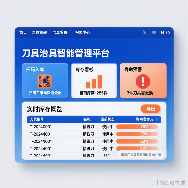 中小模具厂老板的日常：刀具治具乱找浪费时间？管刀具治具的软件怎么选才对 