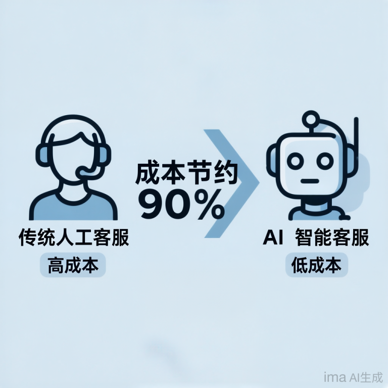 算一笔企业AI客服的成本账：比雇人工省90%，3天交付2999元起 