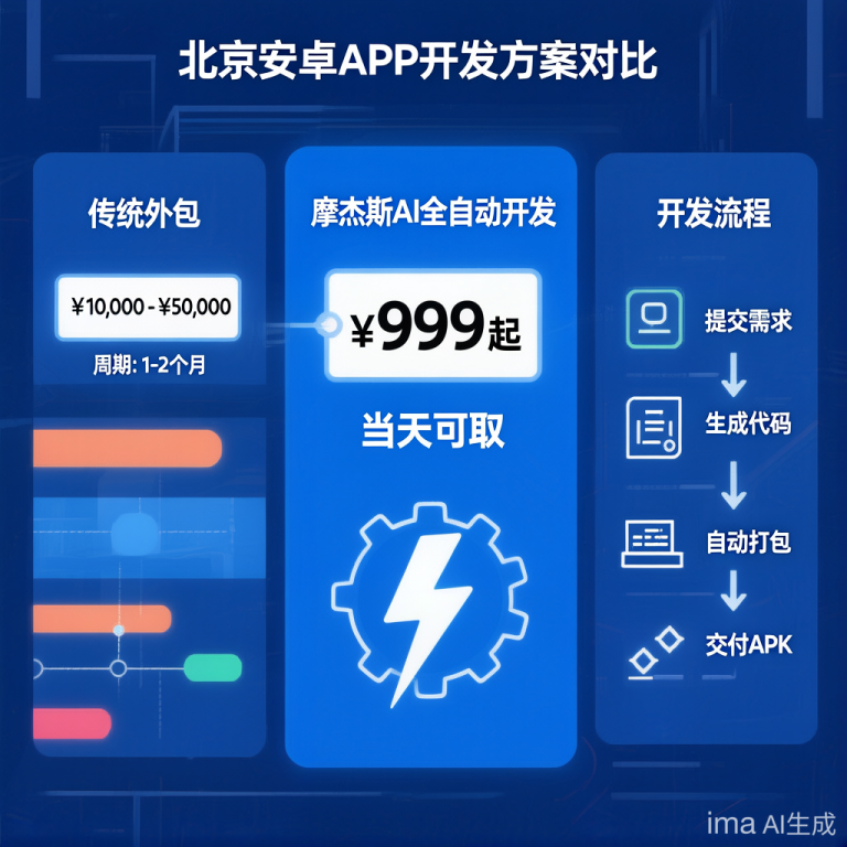 北京安卓app开发这笔账：为什么999元起比1-5万元更适合试水