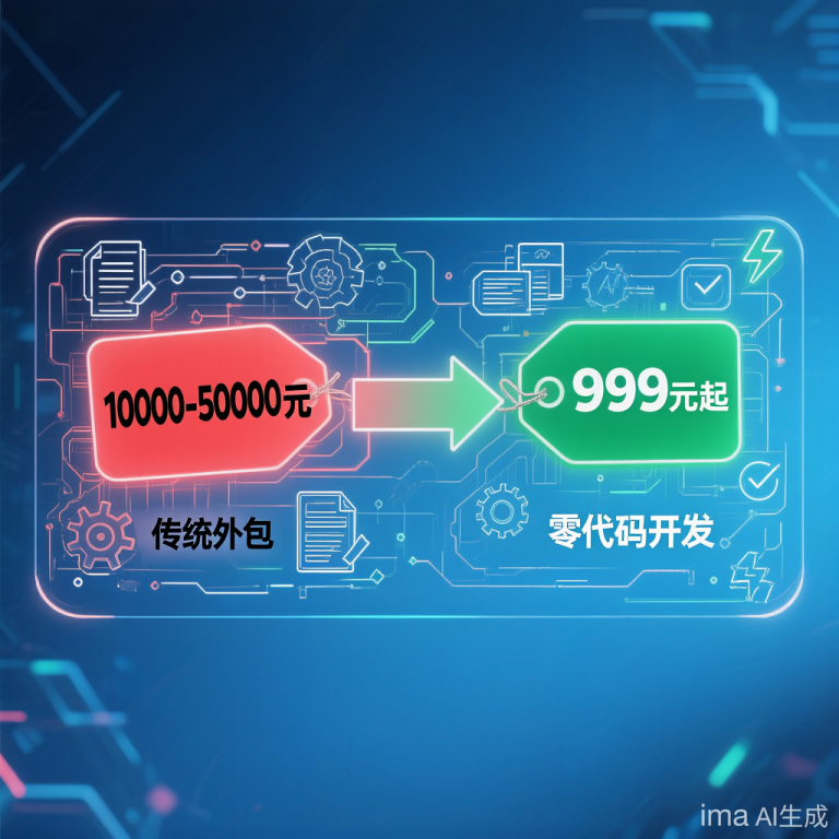 算一笔账：零代码开发安卓APP比传统外包省多少钱？深度成本对比分析