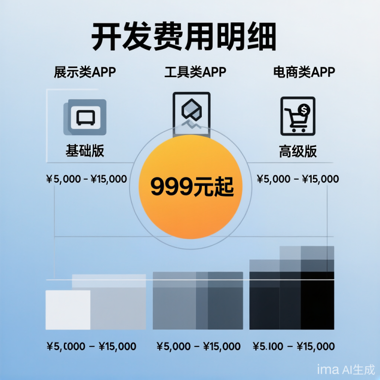 App开发费用明细全解析：告别数万元预算焦虑，智能定制方案更实惠 