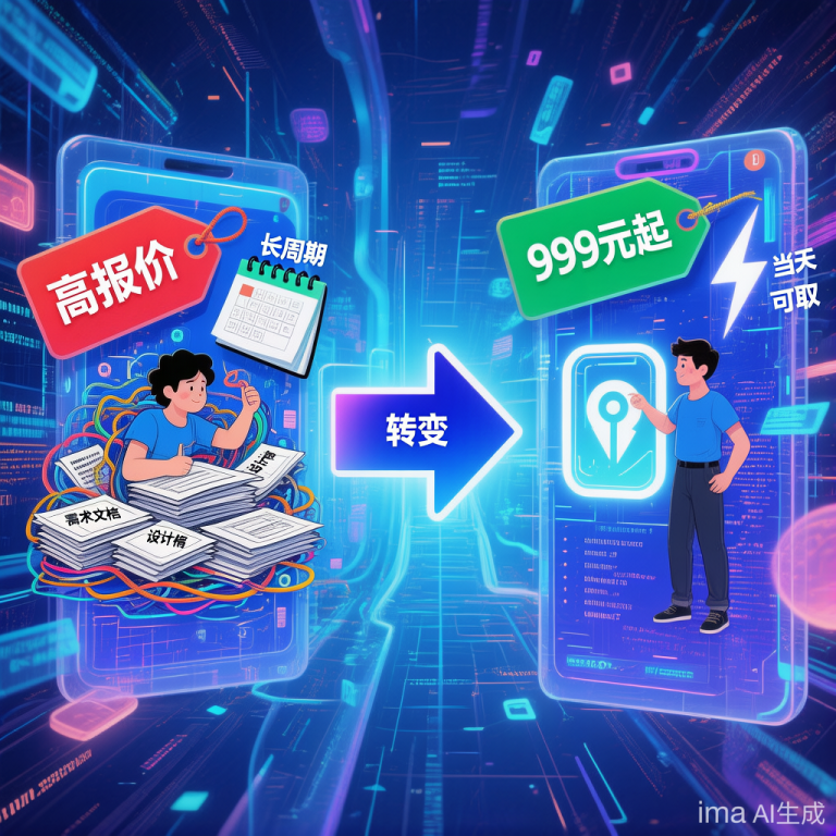 上海APP定制开发999元起，当天可取APK，不满意退全款 