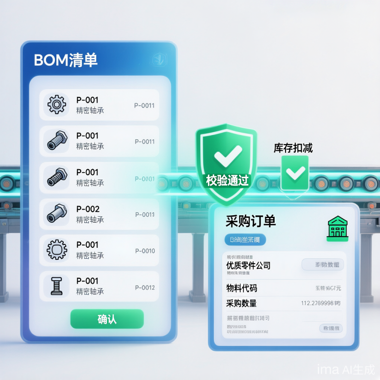 非标厂怎么降错单率？BOM采购自动生成系统帮你每周省出3天人工
