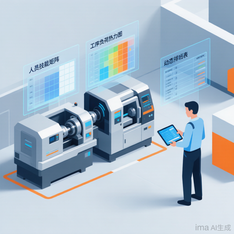 非标厂机加工工序人员配置指南：怎么排班才不窝工、不亏钱？ 