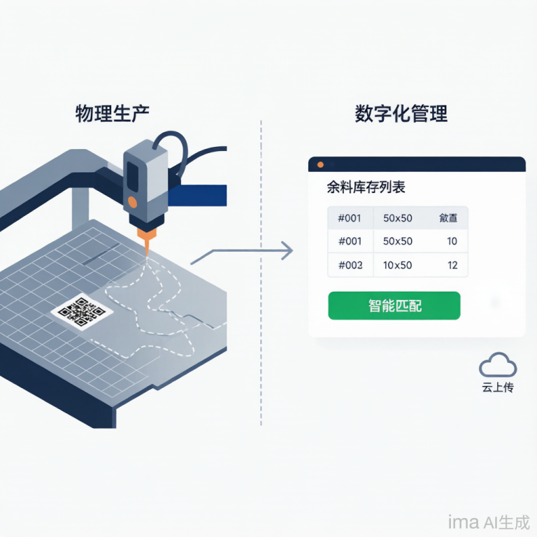 激光切割余料管理软件推荐：帮中小钣金厂把"堆在角落的废铁"变回真金白银 