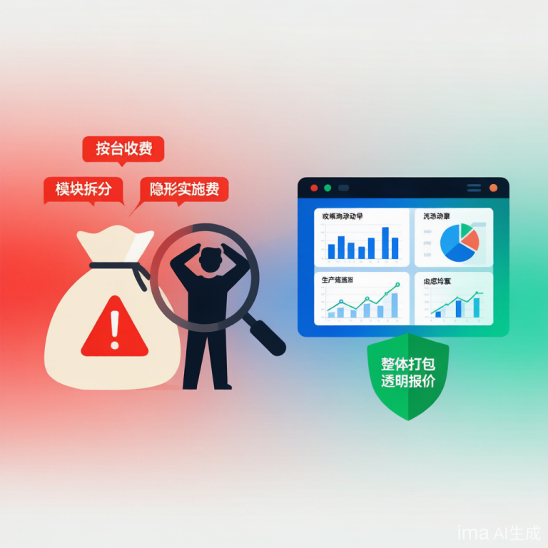 自动化设备生产管理系统多少钱？别被按设备算钱的套路坑了