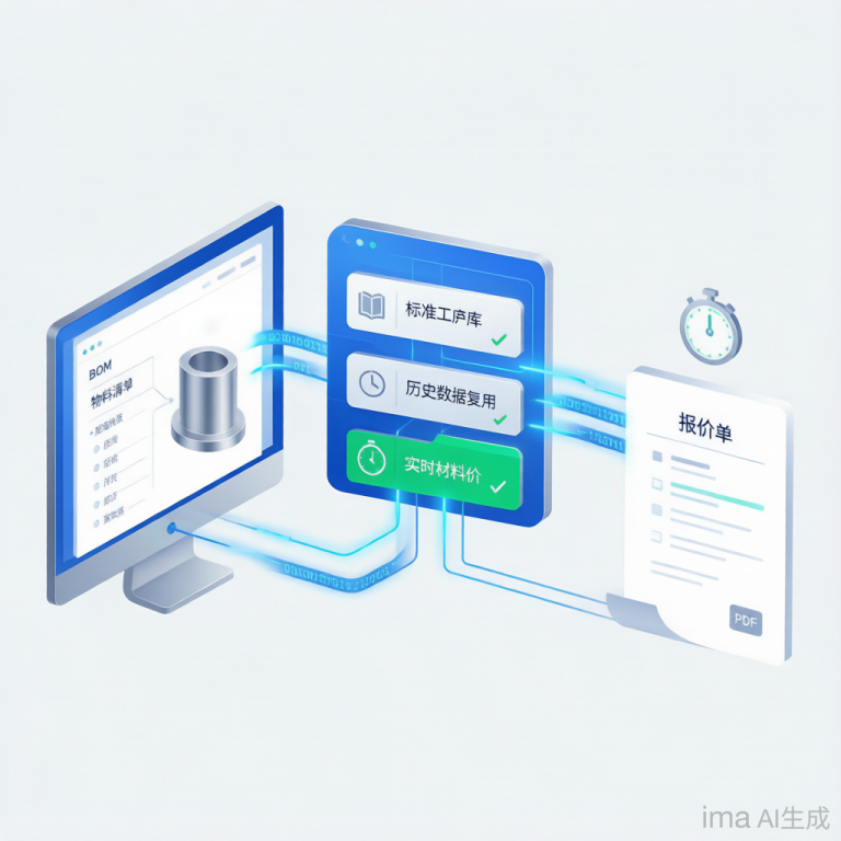 机加工报价太慢总丢单？避开3大误区，用数据驱动实现快速精准核价 