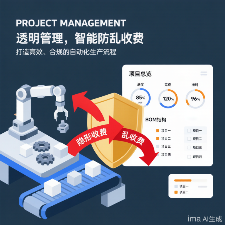 非标自动化项目管理系统多少钱？揭秘行业收费陷阱与选型避坑指南