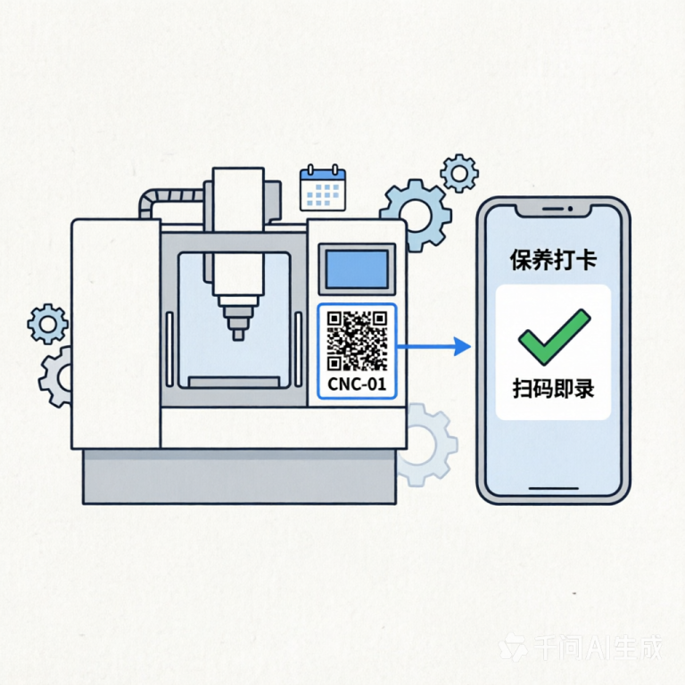 机加工设备保养还在用纸笔？数字化工具帮中小加工厂避开停工大坑