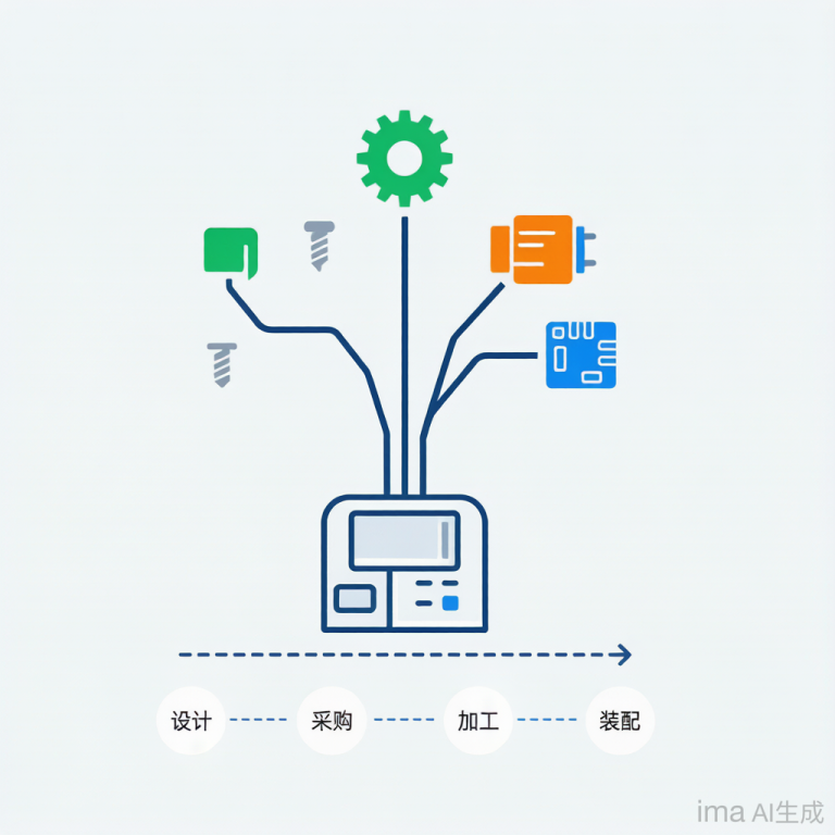 非标自动化设备BOM管理：踩过错买漏件坑的都懂这些细节 