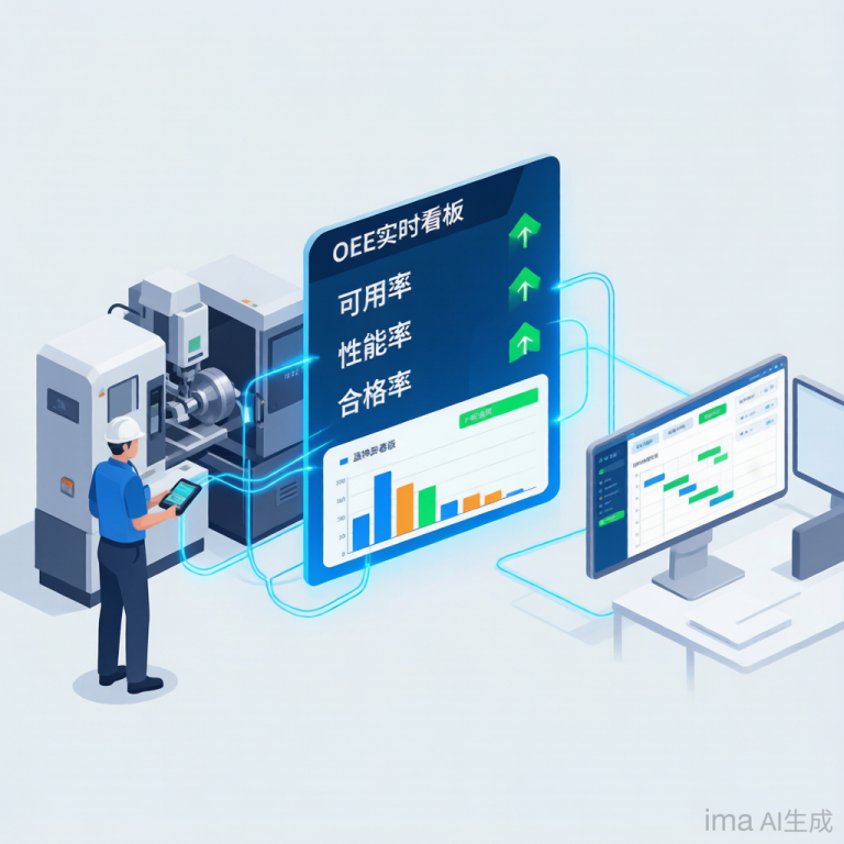 模具车间OEE提升工具怎么选？避开人工统计坑，精准挖出设备产能 