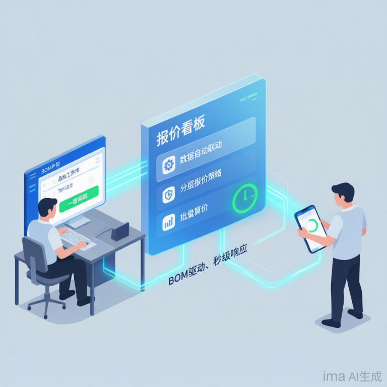 机加工报价提速实战：改掉3个常见错误，BOM联动让报价快一倍