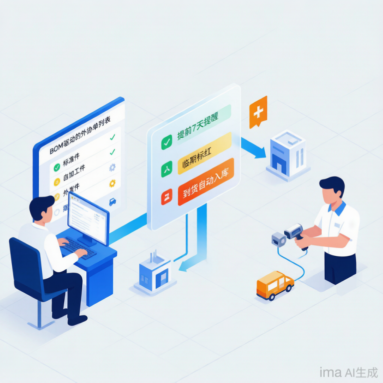 非标自动化外协加工交期管理：别让卡件拖垮项目交付，3个基础环节+4步落地路径全解析