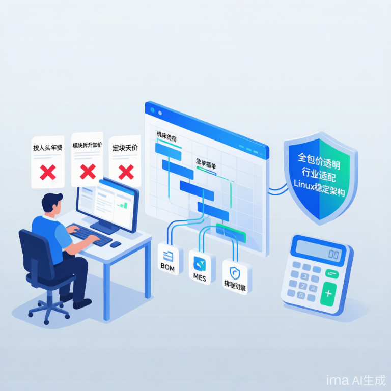 模具APS排程软件价格避坑指南：别被按人头收费套路坑了，中小厂选型实战解析 
