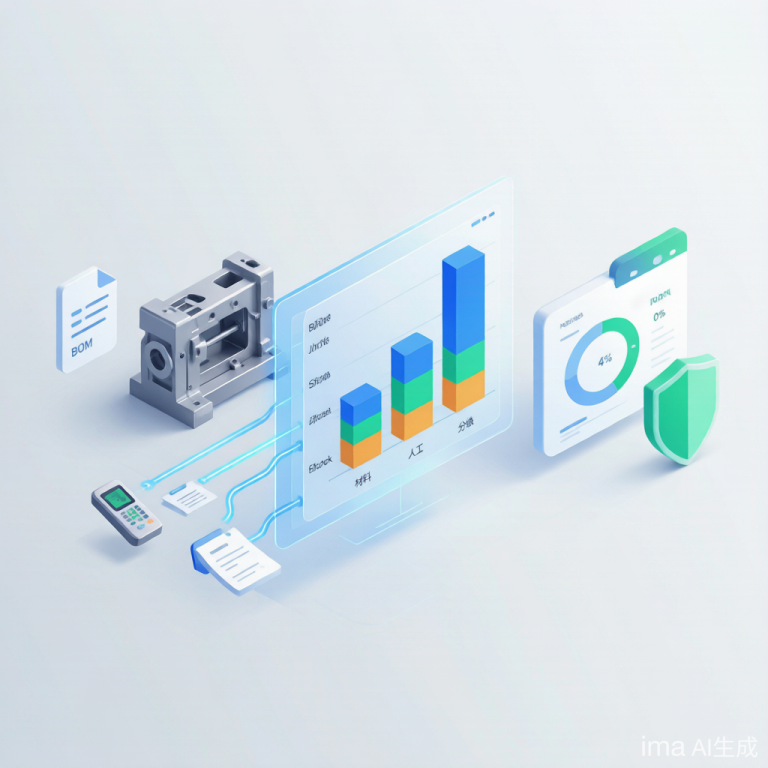 模具成本核算自动计算工具：帮中小模具厂算清每一套模的真实利润