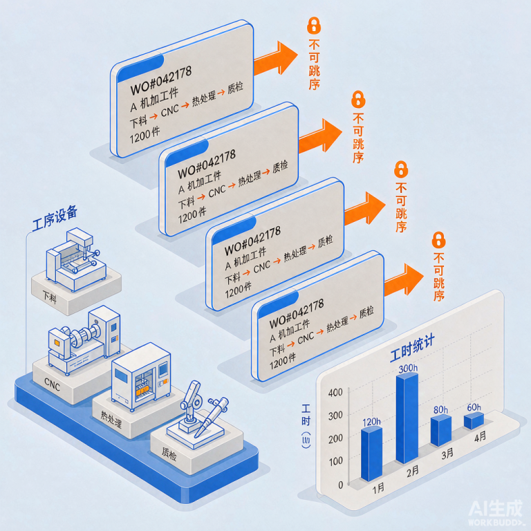 工单管理到底管什么？机加工生产管理核心功能解析 