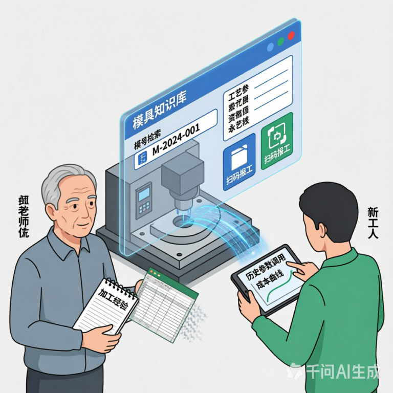 模具加工历史数据记录工具选型指南：把老师傅经验变成工厂自有资产 