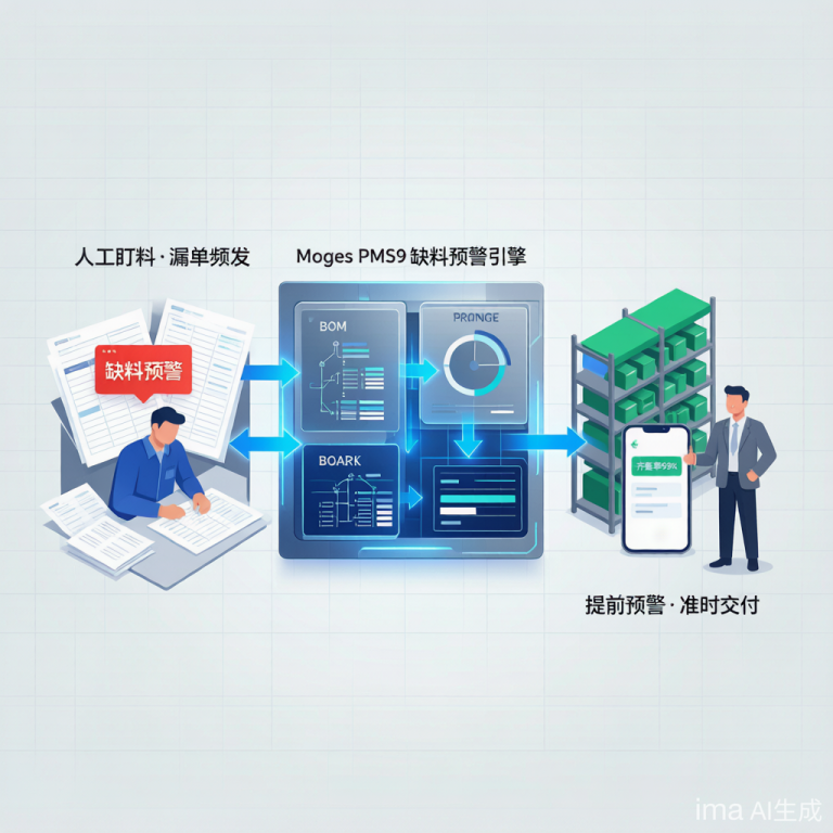 采购缺料预警系统：非标厂终结缺料拖期赔钱 