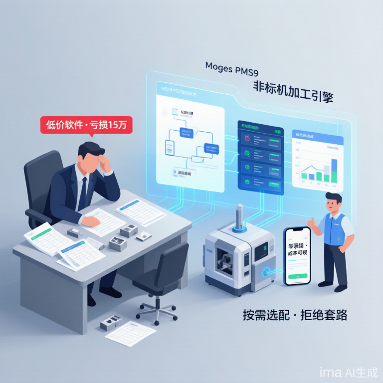 机加工管理软件多少钱？非标厂避开低价坑指南