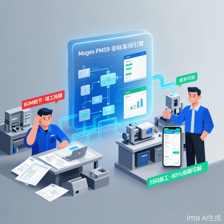 非标自动化车间管理系统：BOM驱动解决加工拖期的落地实战