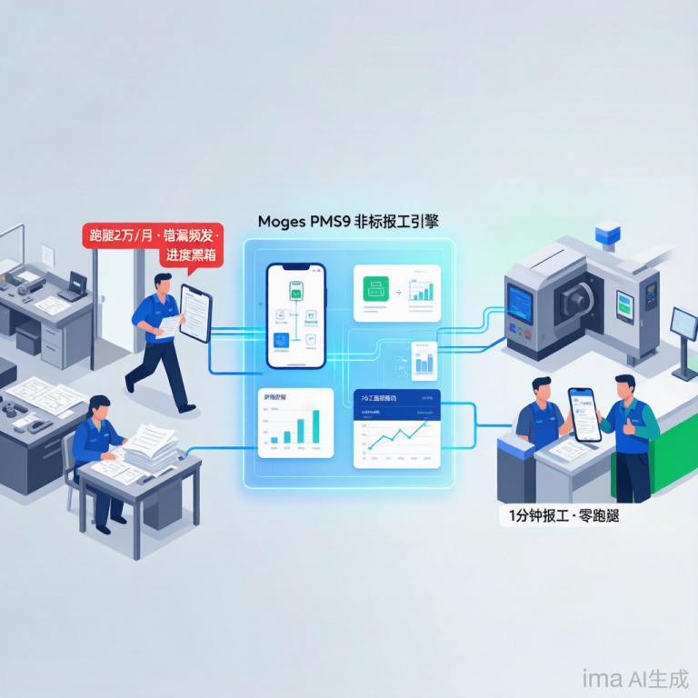 手机端机加工报工系统成本测算：非标厂年省4万+的隐形账本 