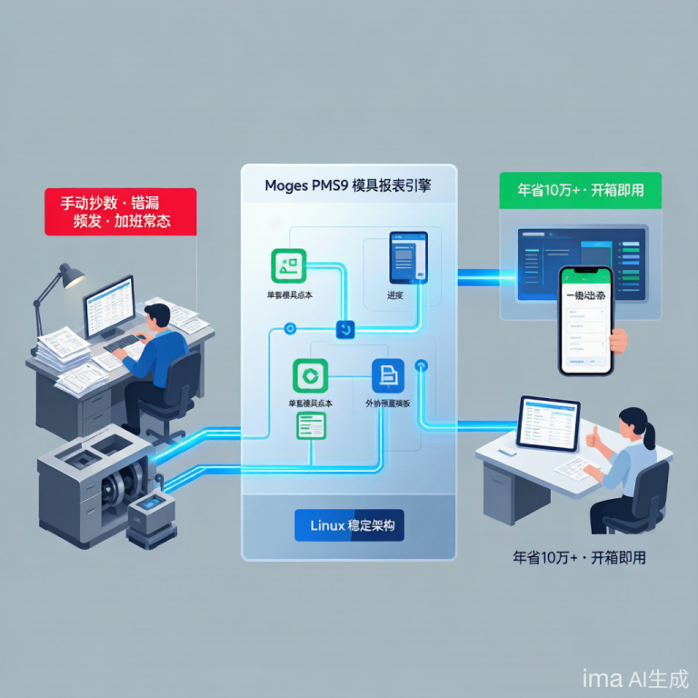 模具厂生产报表自动生成系统选型指南：四大核心要求与避坑实战 