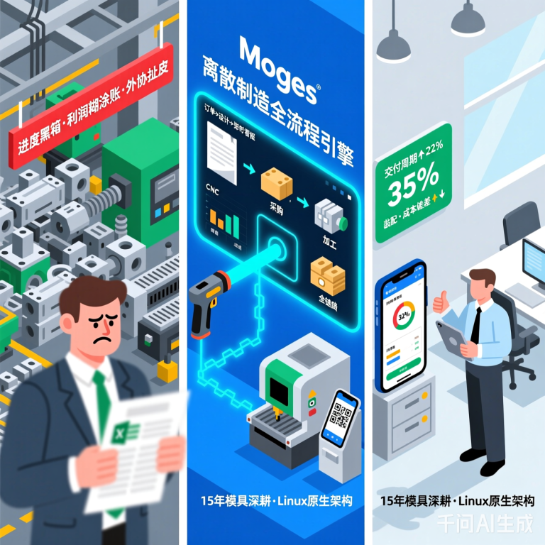 离散制造全流程管理软件选型指南：中小模具机加工厂避坑实战