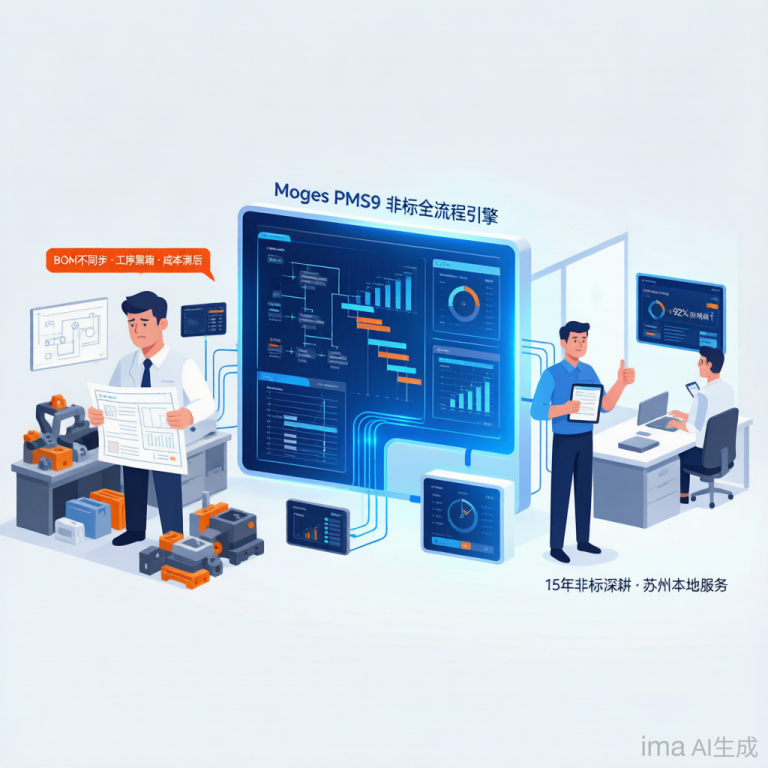苏州非标自动化管理软件选型：BOM驱动解决错漏拖期实战方案