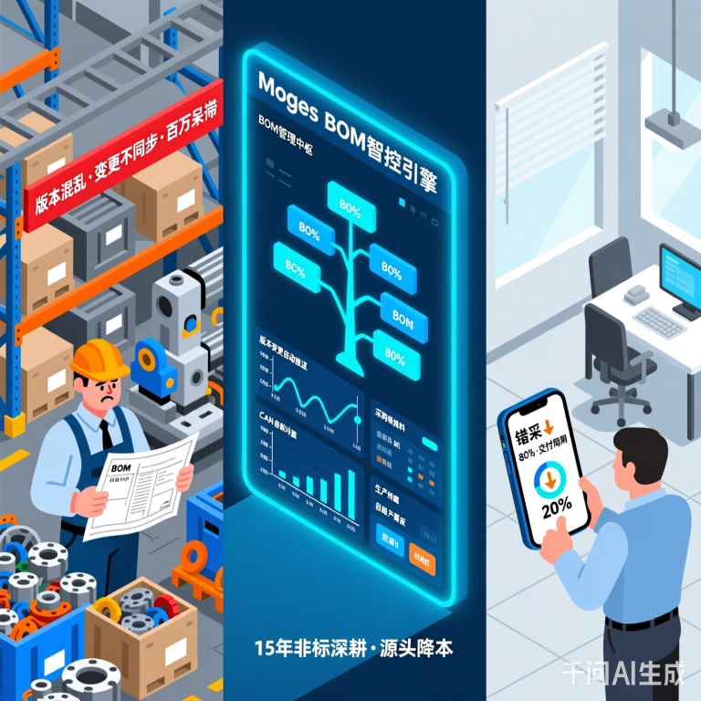 自动化设备BOM管理软件选型指南：根治版本混乱与错采漏采