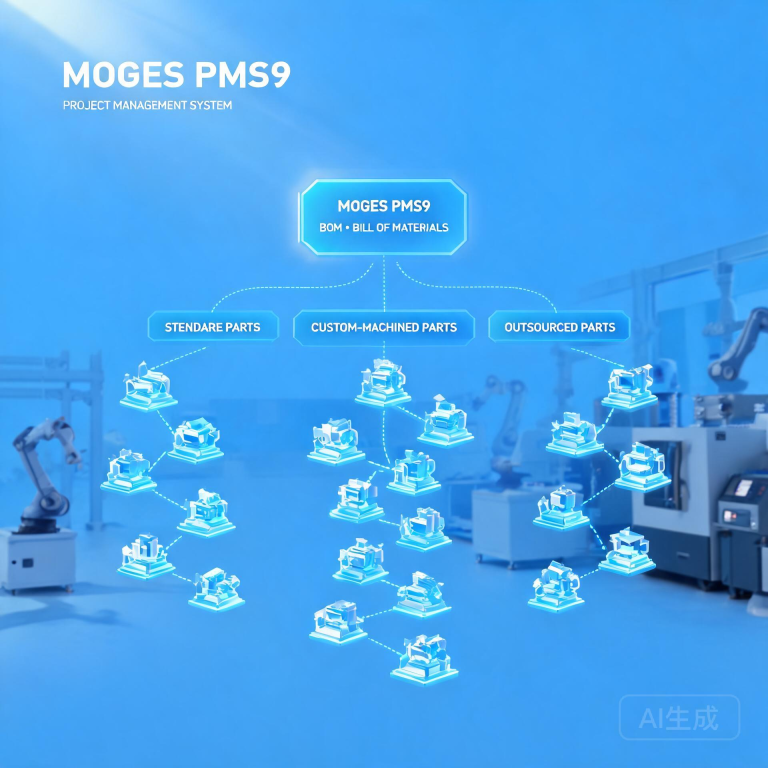 PMS9非标自动化项目管理系统：解决非标制造BOM错漏的老问题