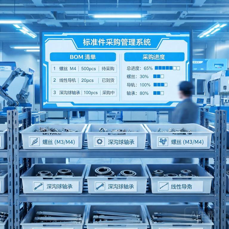 标准件采购管理软件怎么选？非标设备厂避坑实战指南