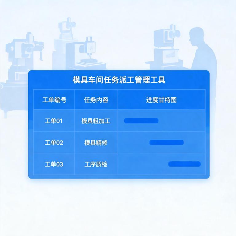 模具车间任务派工管理工具：5 个真实场景 + 选对工具的 3 个关键