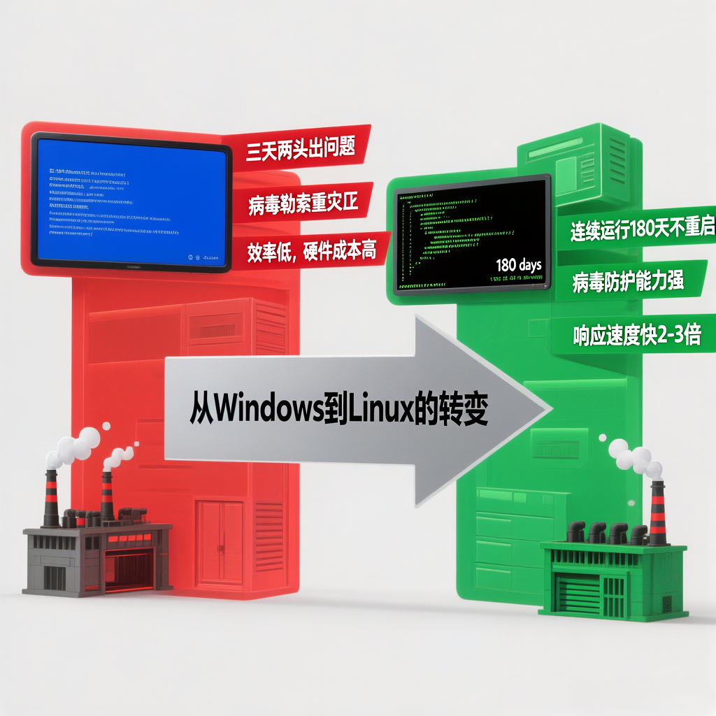 服务器蓝屏,全厂报工停了一上午?为什么模具厂的生产系统一定要用Linux? | 摩杰斯技术架构解析