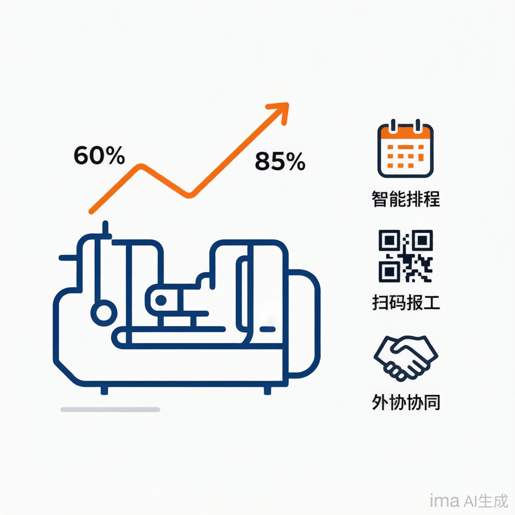 机床设备稼动率提升方案:模具机加工厂从60%到85%的实战方法