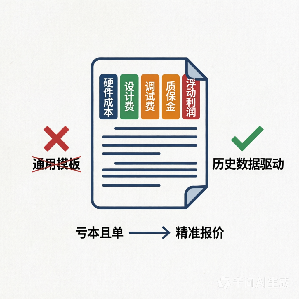 非标自动化设备报价单模板避坑指南:5项必备内容+2大常见误区,告别亏本丢单