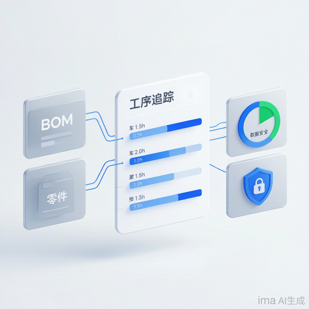 小批量机加工管理软件：为什么量越小，越要管清楚加工工序？ 
